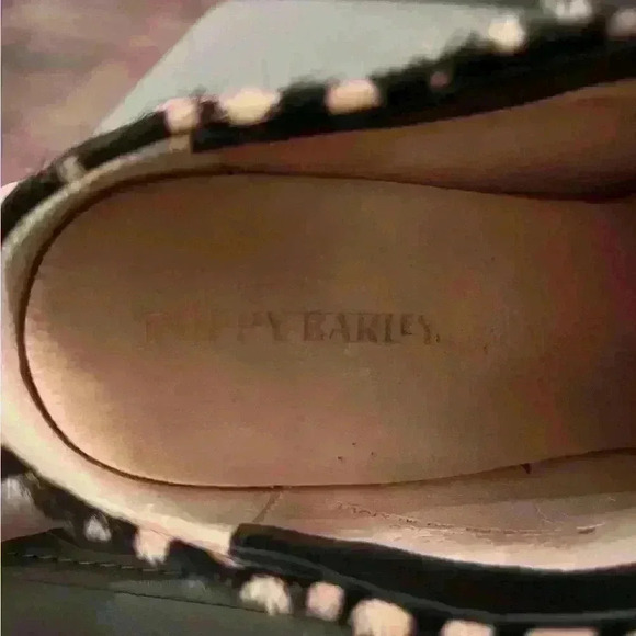 Poppy Barley Reverse Spot Calf Hair Heeled Mule Size 9.5 - Picture 5 of 9